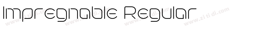 Impregnable Regular字体转换